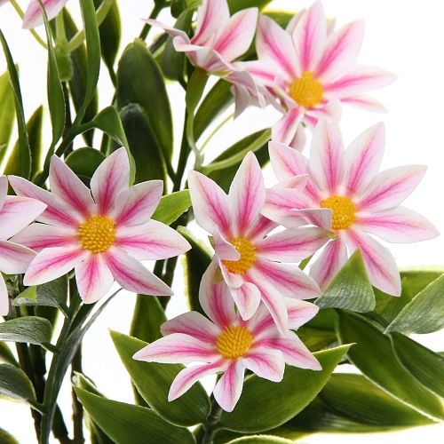 Искусственные цветы Волшебство лета 32см Космея 15 цветков розовые_4