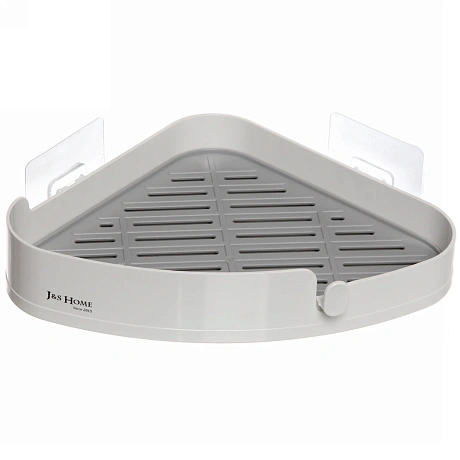 Полка для ванны с липким слоем  угловая 27х19,5х5см