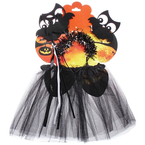 Набор карнавальный Helloween - Совы  (ободок,юбка, палочка)_7