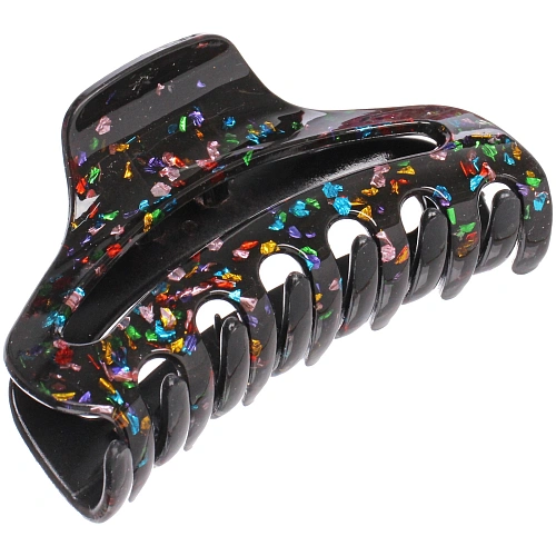 Заколка - краб для волос AKS - VIENTO, микс 6 цветов, трапеция, 9,53,3см _8