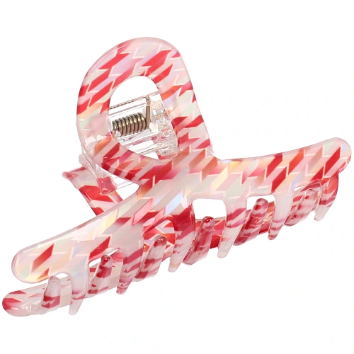 Заколка - краб для волос AKS-EMPIRE, петля, микс 6 цветов, 7,84,5см_11