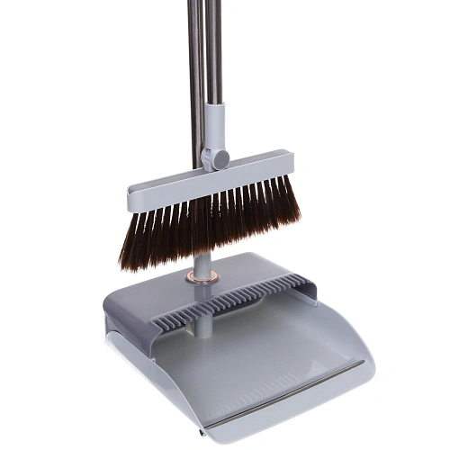 Набор для уборки, щетка для пола с совком Gray 015_15