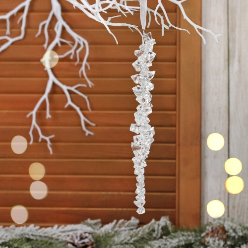 Подвеска "Хрустальный блеск" 18 см, Прозрачный