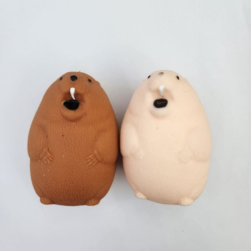 Игрушка "Зверушка" Бобёр, 8,5*6 см, сквиш
