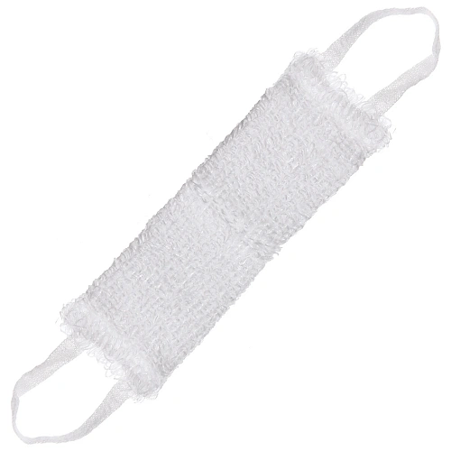 Мочалка для тела полипропиленовая "PREMIER", цвет белый, 42*15см