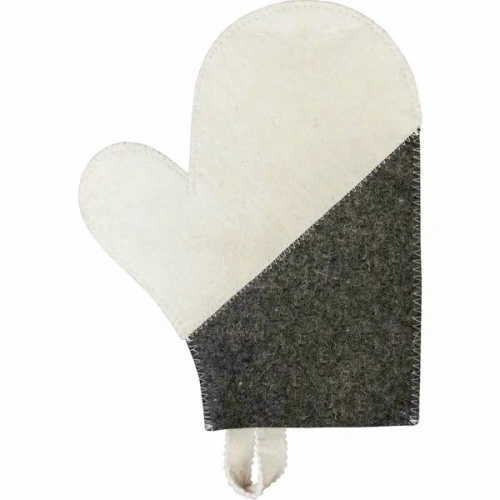 Рукавица для сауны Комби "Банные штучки", войлок 