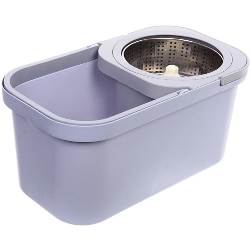 Набор для уборки Селфи Практик (ведро с отжимом, швабра, две насадки) в цветной коробке ZY020_10