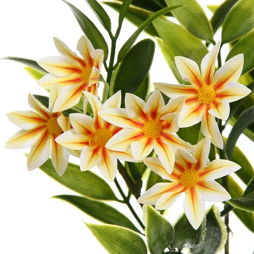 Искусственные цветы Волшебство лета 32см Космея 15 цветков желтые_4