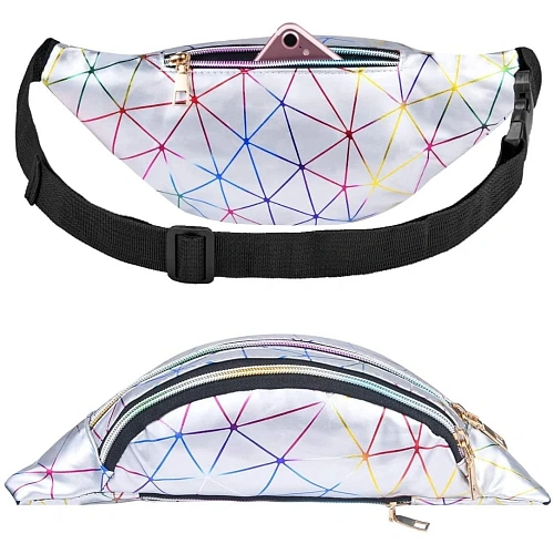 Сумка на пояс Harizma, цвет серебро, 3112 см_16