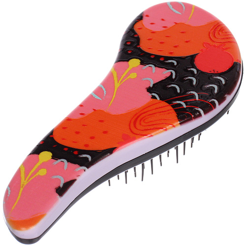 Расческа массажная компактная МАЛЬТА, микс 4 дизайна, 187,5см (PVC коробка)_7