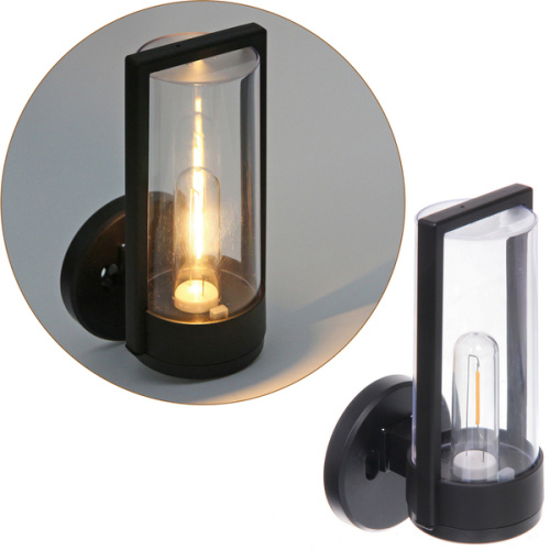 Фонарь садовый "Lighting" 8,6**10,3*18 см, на солнечной батарее (свечение Теплый белый)