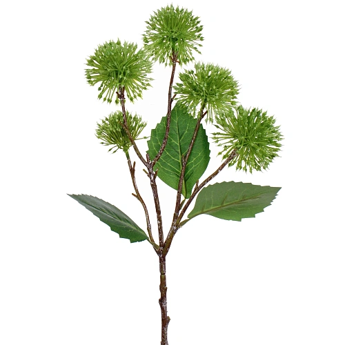 Цветок искусственный "Natur" 50см Каштан зеленый