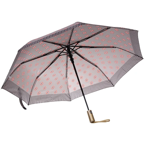 Зонт женский полуавтомат Канада, микс 6 цветов, 8 спиц, d-100см, длина в слож виде 30см_18