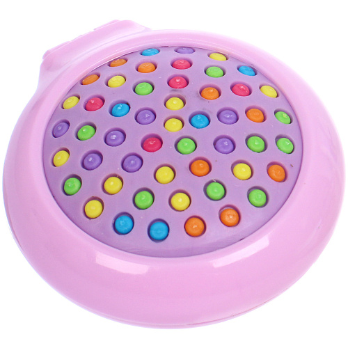 Расческа массажная складная детская АМОР, микс 4 дизайна, 6,52см (PVC коробка)_24