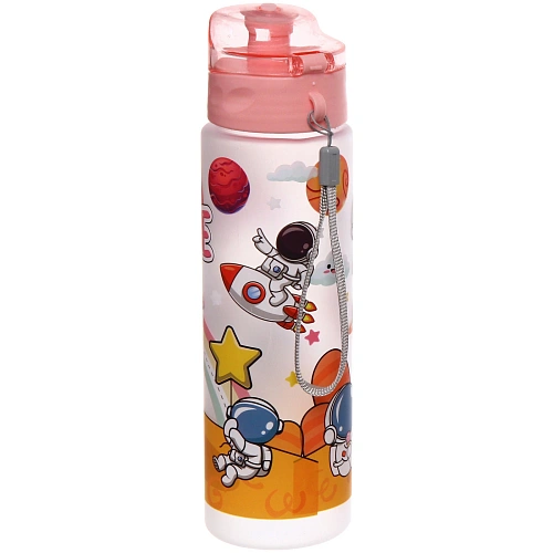 Бутылка питьевая пластиковая 700мл Космос, микс цветов_8