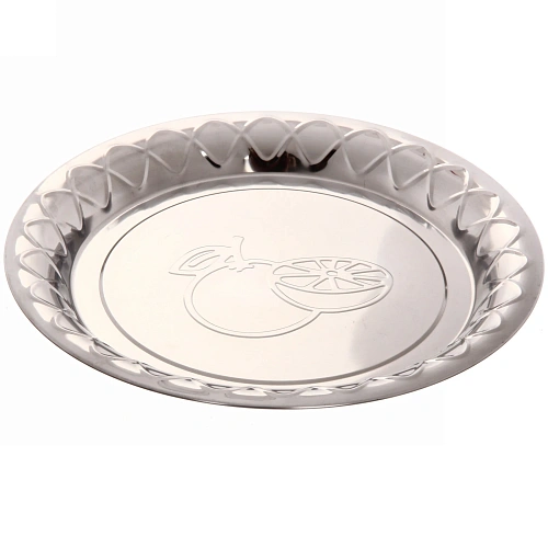 Поднос металлический "Лимоны" 26 см 