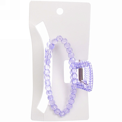 Заколка-краб для волос на блистере Cruella- Овал, микс 6 цветов, 9,5 см_11