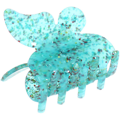 Заколка-краб для волос  ЭЙФОРИЯ ФЛО, нинель, микс 6 цветов, 4,7см (блистер Кокетка)_15