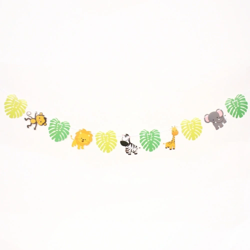 Растяжка "Весёлый зоопарк" 14 x12.5 см