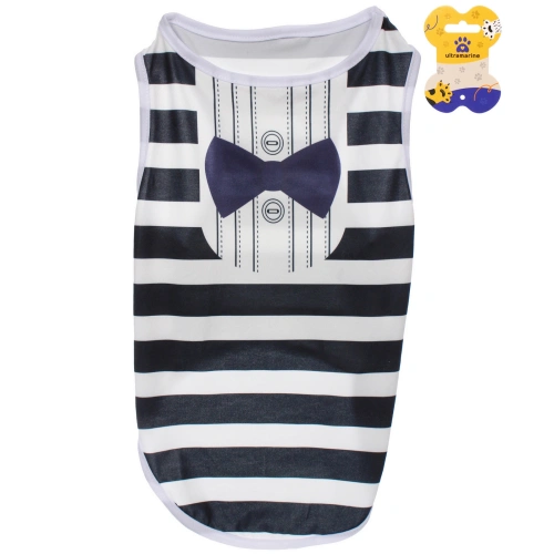 Майка для собак мелких пород "БРО на стиле", джентельмен, размер ХL