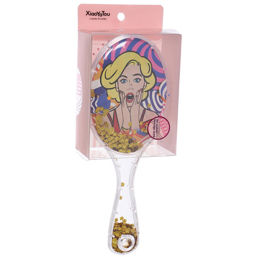 Расческа массажная овальная ЭТНИКА, микс 4 дизайна, 237см (подвес)_4