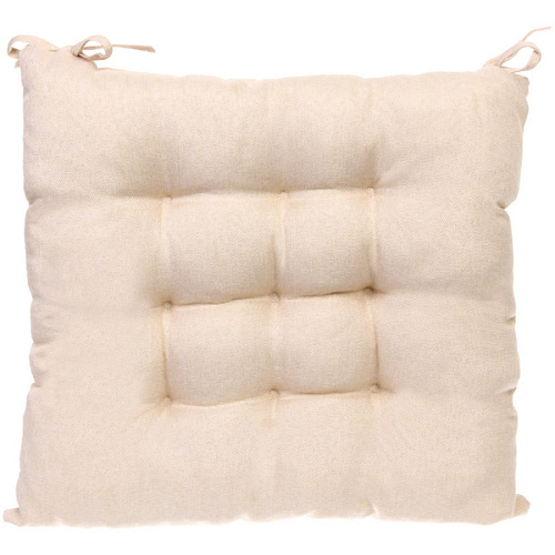 Сидушка на стул "PRIMO" 40*40 см, цвет бежевый