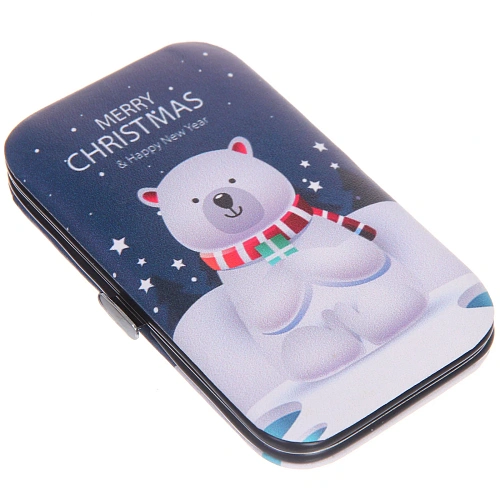 Набор для маникюра в футляре 6 предметов New Bon Salon - Медвежонок Вайт,116,5см_10