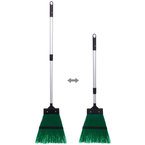 Метла "Плоская"  с алюминиевым телескопическим черенком