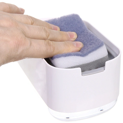 Подставка под губку с дозатором 600мл 22,9х10,8х8,5 1862_4