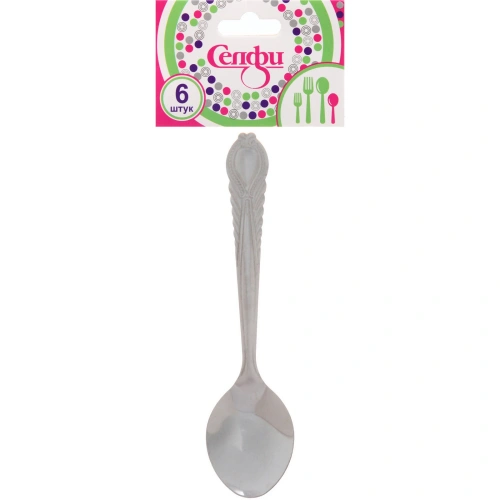 Набор ложек чайных 6шт "Перо"