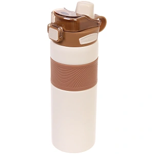 Термос 800мл "Фитнесс", цвет молочный 