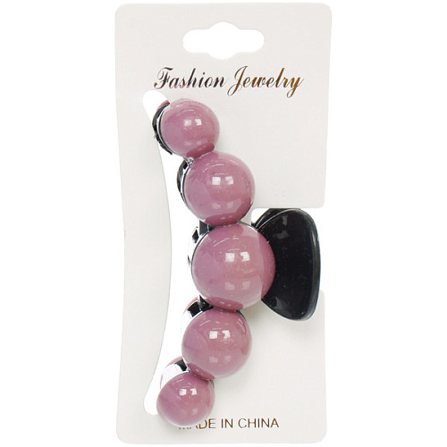 Заколка - краб для волос на блистере LAVENTA, шесть цветов в ассортименте, 10см  _17