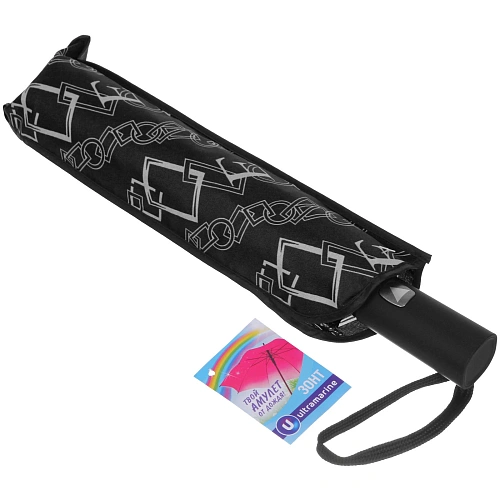 Зонт женский полуавтомат Мэлано, микс 6 цветов, 8 спиц, d-100см, длина в слож виде 30см_30