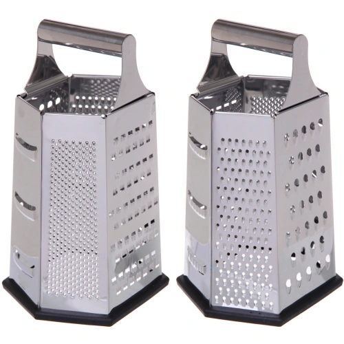 Терка 6-ти сторонняя 24*14*12см, силиконовое основание