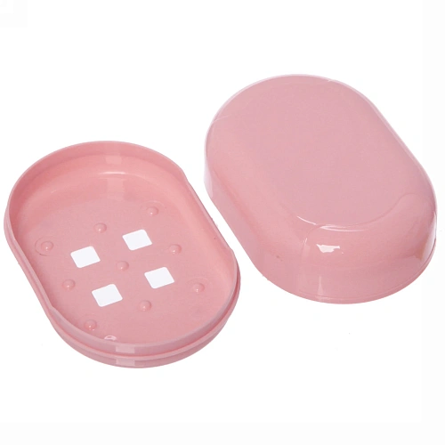 Набор банный дорожный 4шт Traveler - Полоска, микс 4 цв, (мочалка, футляр 2шт, расческа), 21127см_10