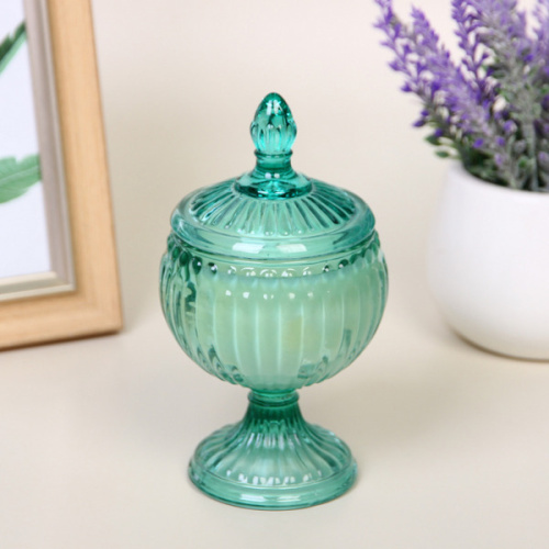 Свеча в стакане "Арабская ночь" 8,5*15 см, Изумруд