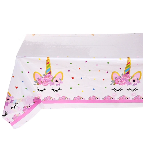 Скатерть "Мечтательница" 108*180 см, пвх, Белый