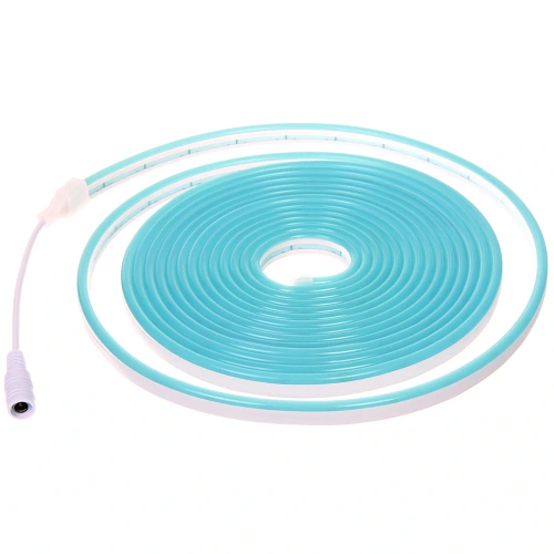 Гирлянда для дома Лента светодиодная NEON 5 м 10мм, 600 ламп LED, 1 реж, степень защиты IP20, Голубой_5