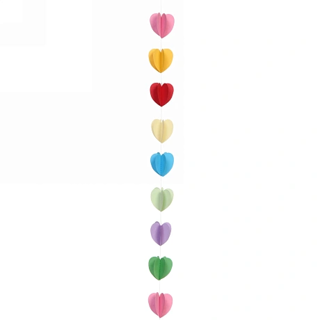 Лента "Сердце" 2 метра , микс