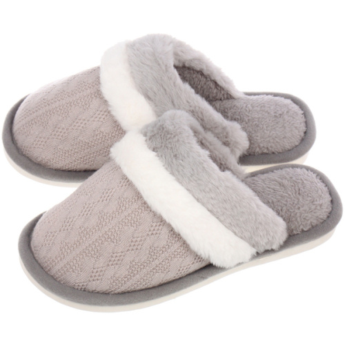 Тапочки женские домашние "DAISY", цвет серый, р-р 40-41