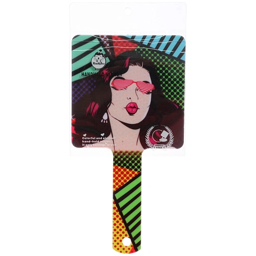 Зеркало косметическое ИМАНИ - ГЛАМ, микс 4 дизайна, 23,412см (PVC подвес) _8