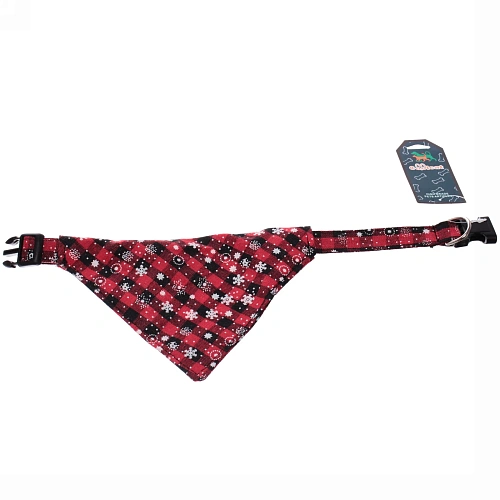 Ошейник для питомца Бандана цвет красный 34см_5