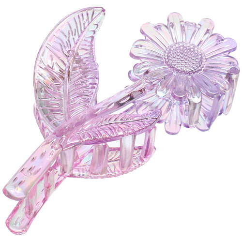 Заколка-краб для волос Мон Пион, подсолнух, микс 6 цветов, 11см (Блистер)_10