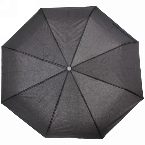 Зонт мужской автомат Ультрамарин - Классика, цвет черный, 8 спиц, d-98см,длина в слож виде 30см_14