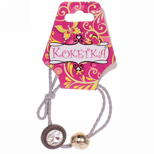 Резинка для волос 1шт Krasa - Kiki, микс 5 цветов, d-55см_7