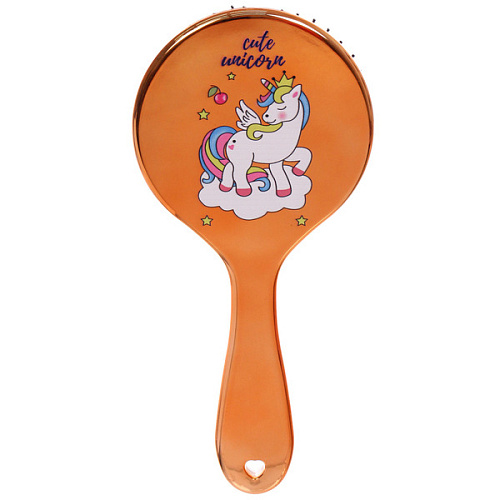 Расческа массажная детская зеркальная Animals, радуга, микс 4 цвета, 1022см (блистер Ultramarine)_7