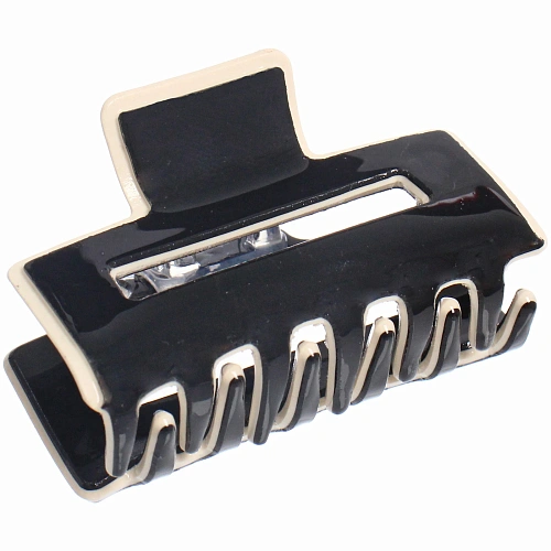 Заколка - краб для волос "AKS-EMPIRE", цвет черный, 4,5*3см