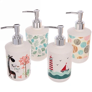 Дозатор для жидкого мыла Франко MP-65 микс 4 дизайна