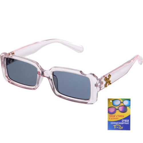 Очки солнцезащитные детские "ЖАРА", гранды, розовые