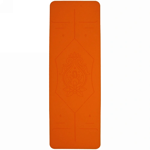 Коврик для йоги Мандала 1836106 см (ТРЕ), оранжевый_4